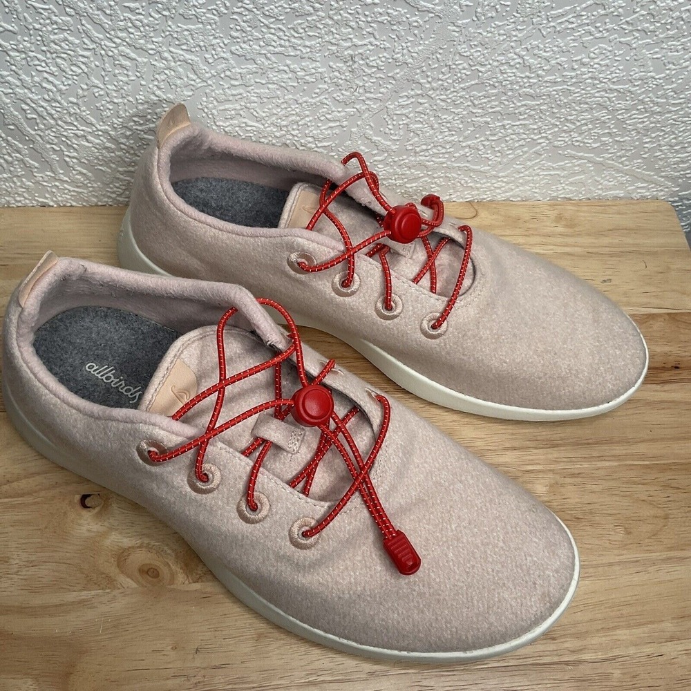 Allbirds Runners Pink Blush Wool Washable Athletic Sneakers Men 12M Korea Wool